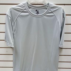 Badger B-Core Short Sleeve T-Shirts Silver NWOT